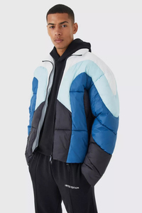 Wholesale Winter Parka Logo Padded Multi Color Winter Puffer Jacket Men's Down Puff Manufacture Bomber Jacket Custom <b>Bubble</b> <b>Coat</b> - Product Image 2