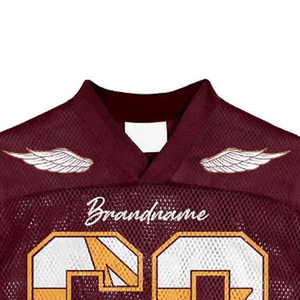 Womens Mesh <b>Football</b> <b>Shirt</b> Short Sleeve V Neck Breathable Polyester Adult Regular Fit - Product Image 3