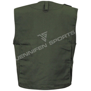 Custom Men's Vests Waistcoats 100% Cotton Canvas Fabric Tactical Vests <b>Jacket</b> Hunting Multi Pocket Vest - Product Image 3