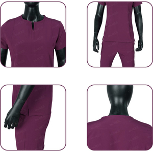 New Style Manufactory Design Women Medical <b>Scrub</b> Uniform Sets Fashion <b>Scrubs</b> Uniforms Sets <b>Scrub</b> Set Women - Product Image 6