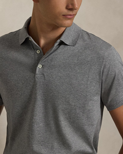 Polo Personalizado en Gris Jaspeado, 100% Algodón, Unisex, Manga Corta, para Golf, Casual, Uniforme, con Bordado, OEM, ODM - Product Image 6