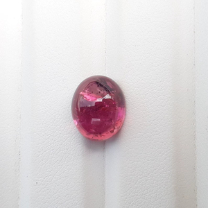 Turmalina Rosa Natural Ovalada Cabujón Piedra Preciosa Suelta para Fabricación de Joyas - Product Image 1
