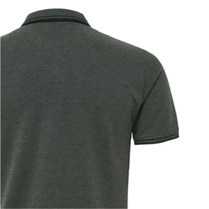 Chemise homme gris foncé à manches courtes, couleur unie, style décontracté, boutonnée, coupe classique, en maille, infroissable - Product Image 6