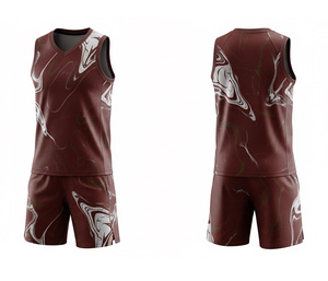 Uniforme de Baloncesto Sublimado Personalizado, Jersey y Pantalones Cortos de Poliéster Transpirable de Secado Rápido, Ropa Deportiva para Hombres, Mujeres y Jóvenes - Product Image 4