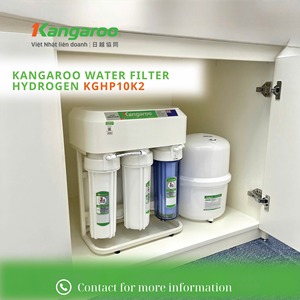เครื่องกรองน้ำ Kangaroo KG75F7 ระบบ RO 7 ขั้นตอน วัสดุพลาสติกเกรดอาหาร สีขาว/ดำ ควบคุมผ่านแอป ใช้งานบนโต๊ะ รับประกัน 1 ปี ผลิตในเวียดนาม - Product Image 2