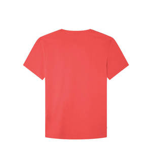 เสื้อยืดผู้ชายสีชมพูล้วน ผ้าฝ้าย ทรงหลวม แขนสั้น ใส่สบายสำหรับฤดูร้อน ปี 2025 ผ้าฝ้าย 100% เสื้อผ้าผู้ชาย เสื้อยืดเปล่า - Product Image 2