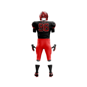 Maquette d'uniforme de football américain personnalisé avec logo sublimé, design gratuit. - Product Image 3