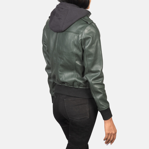 Wholesale Custom Fashion Motorbike Leather <b>Jacket</b> Casual Slim Fit PU Zipper Windproof Waterproof Faux Fur Lining Women Tweed - Product Image 2
