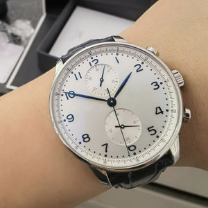 Reloj mecánico automático de buceo de zafiro de moda con correa de cuero y acero de alta calidad de fábrica A C, 41 mm, resistente al agua. - Product Image 6