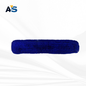 A&S Durable 5x40 Blue Dust <b>Mop</b> with Synthetic Acrylic Fibers Cut-End Design and Polyester Backing for Multi-Floor Cleaning - Product Image 2
