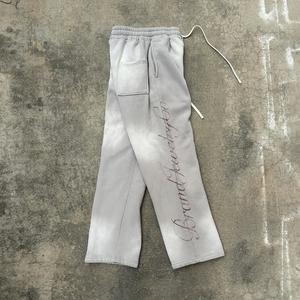 Pantalones de chándal para hombre de alta calidad con estampado y parches, estilo de 3 bolsillos, cintura elástica, Wear1 - Product Image 5