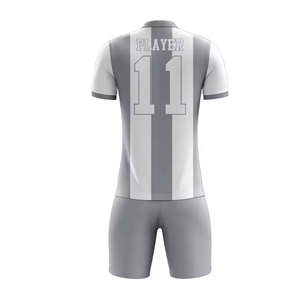 เสื้อฟุตบอลโพลีเอสเตอร์ 100% ขายส่ง เสื้อฟุตบอลแห้งเร็วสำหรับผู้ใหญ่และเด็ก - Product Image 3
