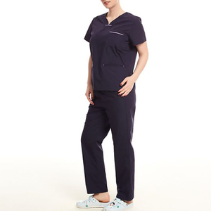 New Arrival Medical Unisex Scrub <b>Set</b> for Nurses and <b>Doctors</b> Quick Dry Breathable Canvas Jogger Scrub Uniform - Product Image 5