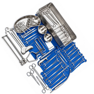 Kit d'opération chirurgicale de laparotomie en acier inoxydable de marque personnalisée, autoclavable, de qualité supérieure, pour bloc opératoire général - Product Image 2