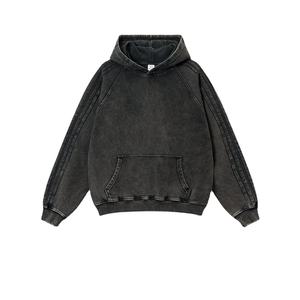 Sweat-shirt pour homme de qualité supérieure, personnalisé OEM, délavé à l'acide, 100% coton, impression numérique, anti-froissement, respirant, poids du tissu 330g pour - Product Image 3