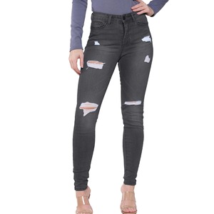 URBANGAZER INDUSTRIES Everyday Wear Womens Denim Jeans Premium Cotton Drop-Crotch <b>Waterproof</b> Streetwear Wholesale Manufacturer - Product Image 4