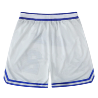 Shorts de basketball pour hommes, personnalisables, color block, séchage rapide, respirants, en maille, pour le sport, la gym, l'entraînement athlétique, la course à pied, avec ceinture du fabricant