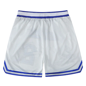 Shorts de basketball en mesh à séchage rapide, personnalisables par sublimation, pour hommes, respirants, pour l'entraînement et l'uniforme de basketball. - Product Image 2