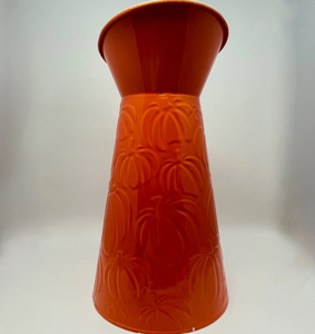 Pichet décoratif, vase à fleurs, bidon à lait, carafe en métal galvanisé, fer, style rustique campagnard, décoration saisonnière automne, citrouille - Product Image 5