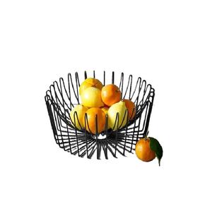 Panier à fruits en métal traditionnel tendance, décoration ethnique pour la maison, comptoir de cuisine, table à manger, rangement, taille et forme personnalisées - Product Image 1