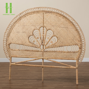 Lit mural en rotin écologique et luxueux, mobilier de chambre à coucher, tête de lit naturelle, taille personnalisable, tête de lit en forme de fleur, rotin 2026 - Product Image 3