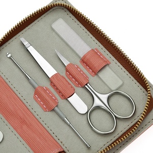 6 PCS Professional Grooming Kit Manicure <b>Pedicure</b> <b>Set</b> Luxurious Box High Quality Stainless Steel Custom Logo 5 1 7-in-1 - Product Image 5