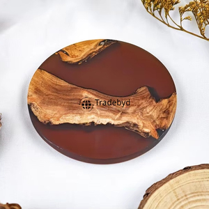 Resin Handmade Premium <b>Coasters</b> Set 4X4 Inches Square Luxury <b>Drink</b> <b>Coasters</b> for Hotels Cafes Tradebyd (Custom Colors Available) - Product Image 2