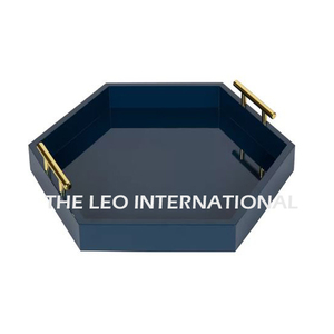 Decorative Tray Marble Material Rectangular Shape Household Food Home <b>Centre</b> <b>Table</b> Usage Serving Dry Fruits - Product Image 5