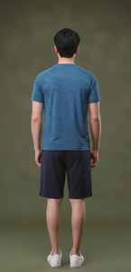 Camiseta Elite Teal Momentum Performance – Tejido premium que absorbe la humedad, gráfico motivacional subtil con la frase «CONTINUAR» en inglés, edición limitada - Product Image 3