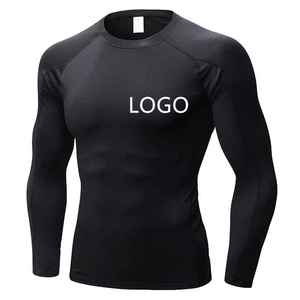 Latest Design Quick Dry Men <b>Compression</b> Shirt Comfortable High Quality Men <b>Compression</b> Shirts - Product Image 2