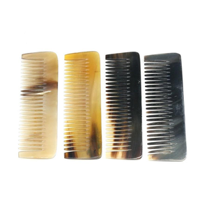 Nuevo peine de cuerno natural ecológico, elegante y personalizado, hecho a mano, para peinar el cabello, hecho con cuerno real de búfalo/vaca, diseño moderno, India - Product Image 5