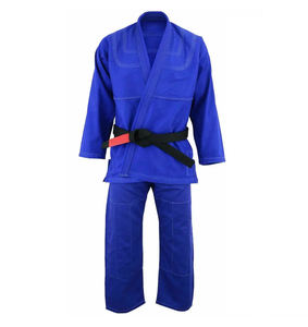 Uniforme de Judo Azul para Adultos Unisex, 100% Algodón, Ropa de Artes Marciales Resistente, Corte Regular - Product Image 1