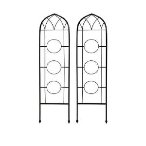 Enrejado de jardín de hierro hecho a mano, el más vendido, perfecto para patios de casas de campo y soporte vertical para plantas, tamaño y forma personalizables - Product Image 2