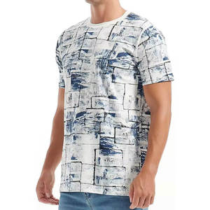 Camisetas de Manga Corta para Hombre, Corte Regular, 100% Algodón, Estilo Urbano, Venta al Por Mayor Directa de Fábrica - Product Image 3