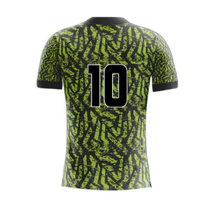 Último Diseño, Jersey de Fútbol Corto de Verano Unisex para Adultos, Impresión Digital Personalizada, 100% Transpirable, de Secado Rápido y Material Ecológico - Product Image 3