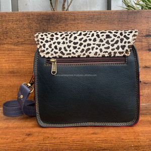 New Fashion Women's Animal Print Recycled Leather Crossbody <b>Bag</b> High Quality Luxury <b>Designer</b> Colorful Leather Shoulder Flap <b>Bags</b> - Product Image 5