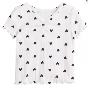 Playeras de Algodón Orgánico para Bebés, Color Sólido, Manga Corta, Ropa Ligera de Verano para Bebés y Niños - Product Image 1