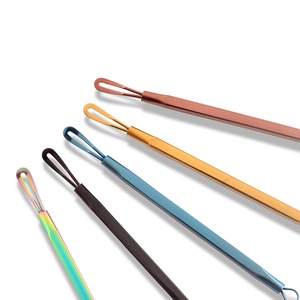 Kit d'extracteur de boutons en acier inoxydable de haute qualité aiguilles d'élimination des points noirs d'acné pour le visage nez outil de soin de la peau pour le traitement de l'acné - Product Image 2