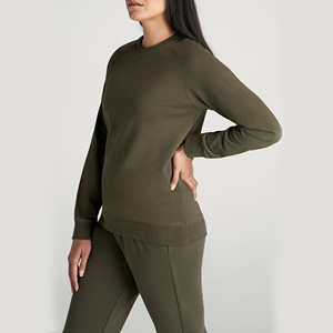 ชุดวอร์มแบบมีฮู้ด ผ้าฝ้ายระบายอากาศได้ดี สำหรับทุกเพศ  ชุดออกกำลังกายแบบสั่งทำ  ชุดจ็อกเกอร์  ออกแบบโลโก้ได้  ลายเรียบ  ชุดกีฬาฤดูหนาวสำหรับออกกำลังกาย - Product Image 2