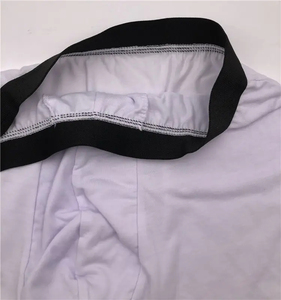 Wholesale Sublimation Blank White <b>Polyester</b> Men <b>Boxer</b> Shorts With Black Soft Waistband Underwear Custom Own Design - Product Image 5