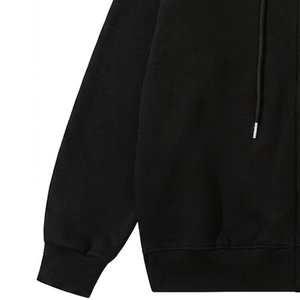 Sudadera Casual de Felpa para Mujer, con Cierre, Mangas Largas, Suave, Cálida y Transpirable, Color Negro, Otoño/Invierno, con Logotipo Personalizado al por Mayor - Product Image 6