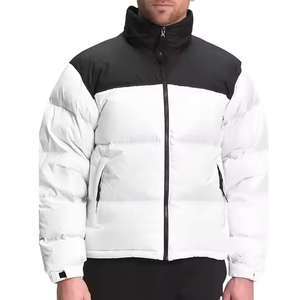 Chaqueta Acolchada Gruesa de Invierno con Cuello Alto y Parches, 100% Nailon - Product Image 6