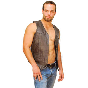 Fashion Wear Breathable <b>Leather</b> <b>Vest</b> For Online Sale New Style <b>Leather</b> <b>Vest</b> Wholesale Supply <b>Leather</b> <b>Vest</b> - Product Image 2