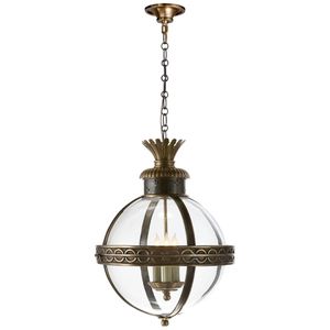 Modern Eco-Friendly Handmade Hanging Lantern Pendant with Glass and Iron Frame for Indoor/Outdoor Use Diwali Home <b>Decor</b> - Product Image 2