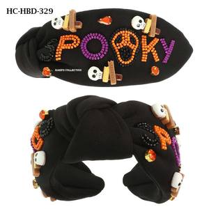 Diadema Bordada con Diseño de Galleta de Jengibre Inspirada en Navidad, Diadema Suave para Niñas - Product Image 4