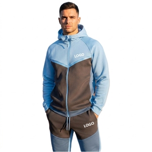 Conjunto Deportivo para Hombre, Sudadera con Capucha y Pantalones de Felpa, Logotipo Personalizado, Transpirable, para Correr - Product Image 5