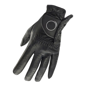 Gant de golf en cuir Cabretta blanc et tissu, à doigts entiers, antidérapant, à enfiler, pour main droite, unisexe, sport - Product Image 5