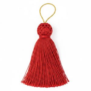 Extra <b>Thick</b> Custom Cap <b>Curtains</b> for Decorative Home Textile Use High Quality 160mm Long Silk Tassel Pendant 32 Colors to Choose - Product Image 5