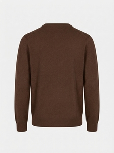Men’s Everyday <b>Crewneck</b> Knit <b>Sweater</b> Comfortable Long Sleeve Casual Pullover Winter Apparel Wholesale - Product Image 2