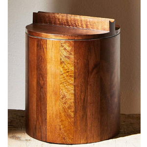 Cubo de hielo de madera de alta calidad para vino, cerveza, whisky, champán, para uso en bares, fiestas y en el hogar. - Product Image 3